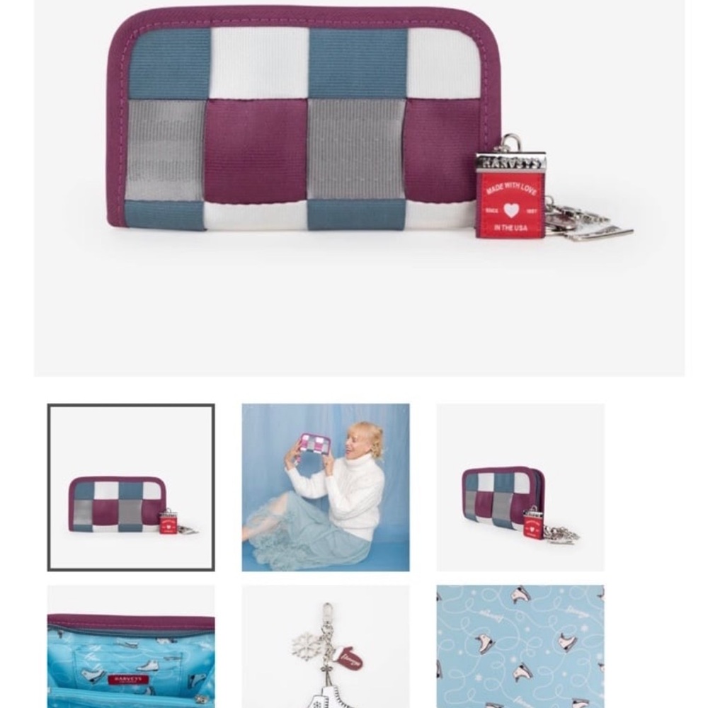 Harvey’s Seatbelt On Ice Wallet / NEW un-used with tags (cross-posted)